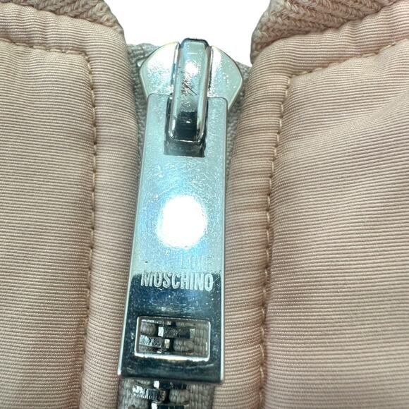 Love Moschino Pink Bomber Jacket with Heart Patch Size 4 - Picture 7 of 13